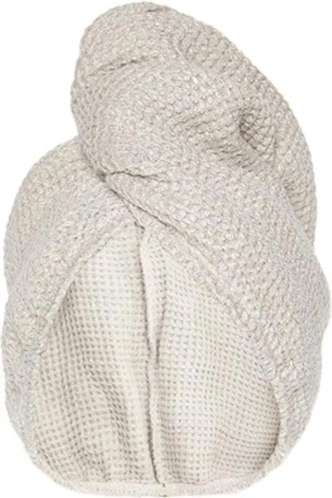 GLOV Turban en Lin pour Cheveux - Serviette en Fibre Naturelle 1 Pièce