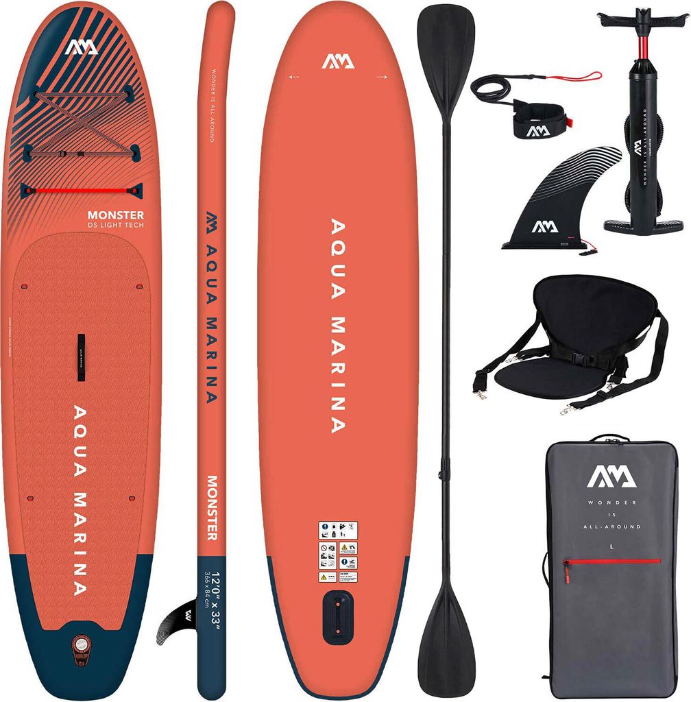 Aqua Marina Monster 12'0" SUP Brett BT-23MOP COMBO