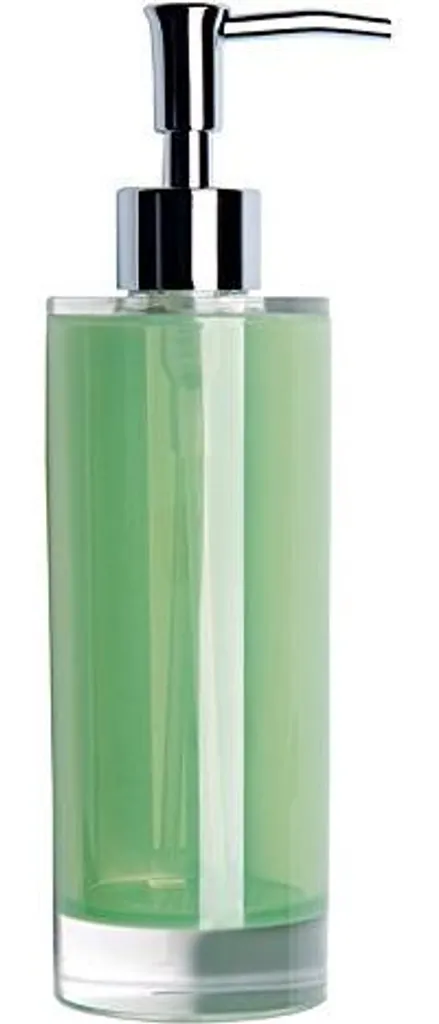 Distributeur Savon Spa Excelsa Vert 21,5 cm en Plastique Résistant et Chic