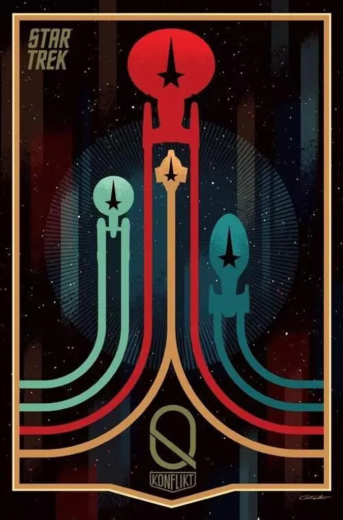Comics Star Trek Le Conflit de Q Version Intégrale Illustrée par Messina