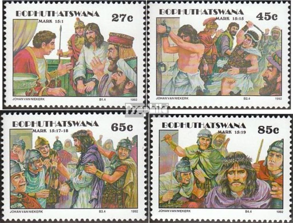 Briefmarken Bophuthatswana 1992 Mi 277-280 (kompl.Ausg.) Produktbild 