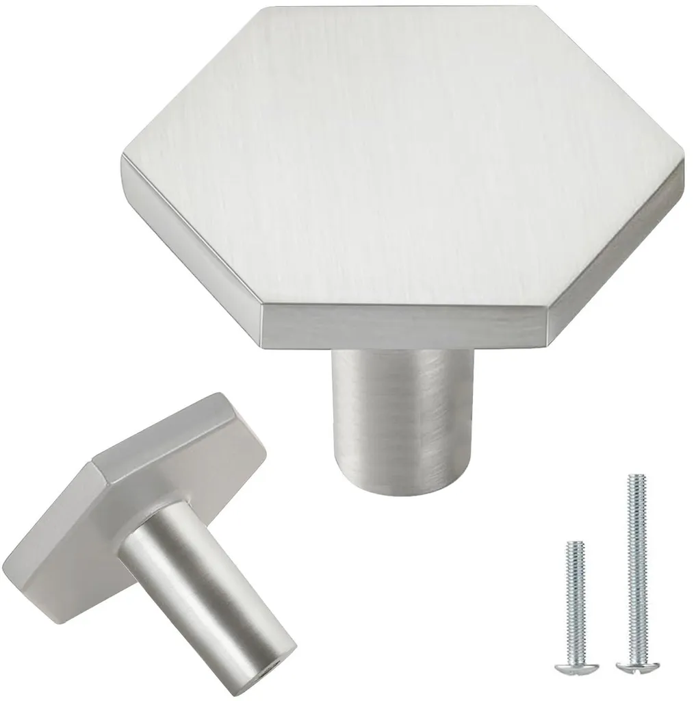 Poignées hexagonales pour personnaliser une commode ou une penderie