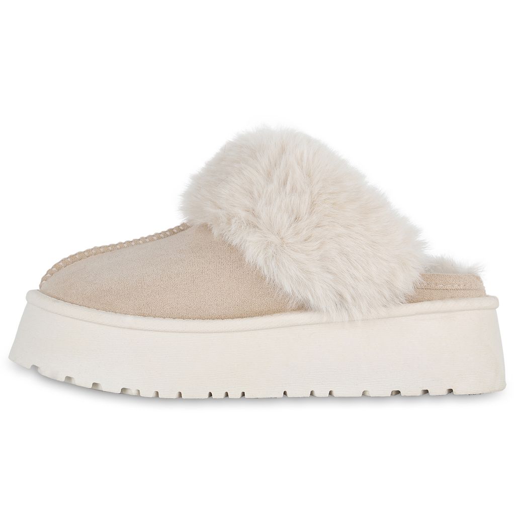 Damien Hausschuhe Mit Memory Foam - Plüsch Pantoffeln Für Winter Breite Füße