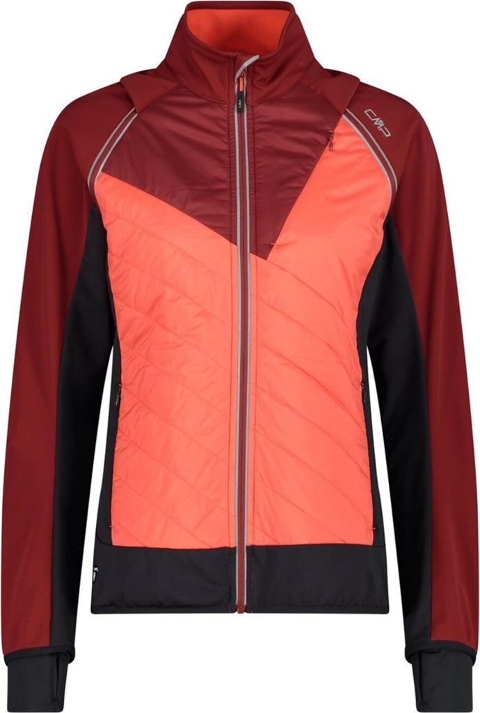 Cmp Woman Jacket With Detachable Sleeves Granata Granata 38