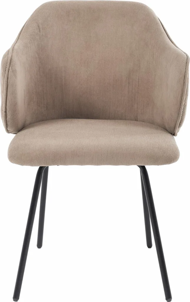 Chaise de Table en Velours Côtelé DALIA - Fauteuil de Repas Confort JUMIhome