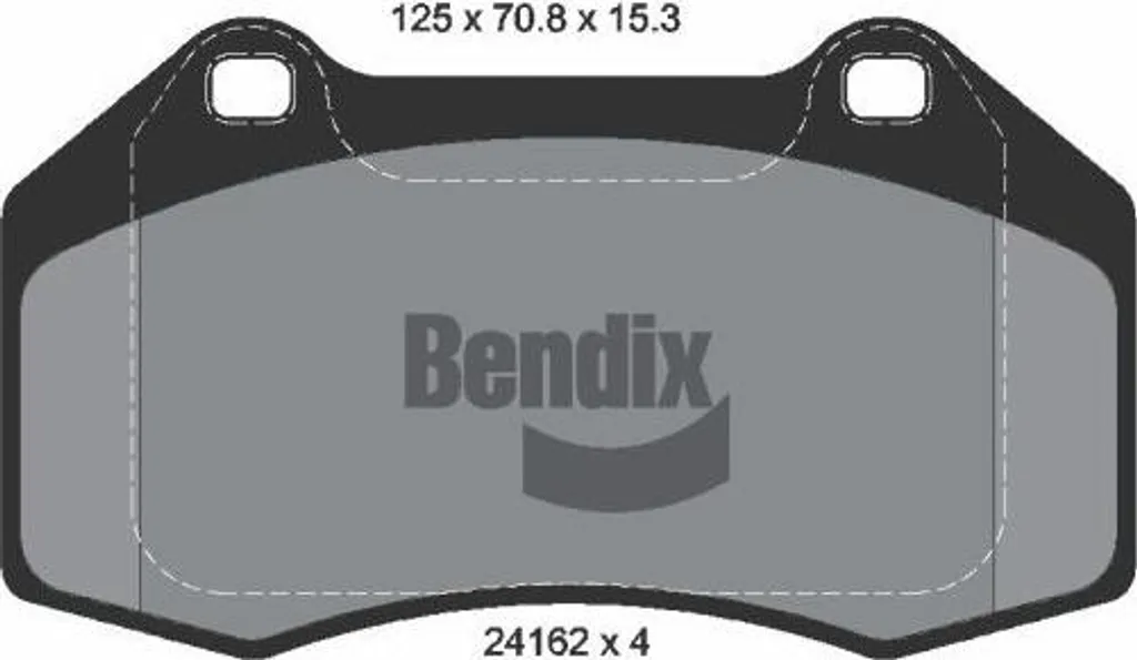 Stop Sifflements : Plaquettes Frein Bendix BPD2098 OE 410608131R Renault