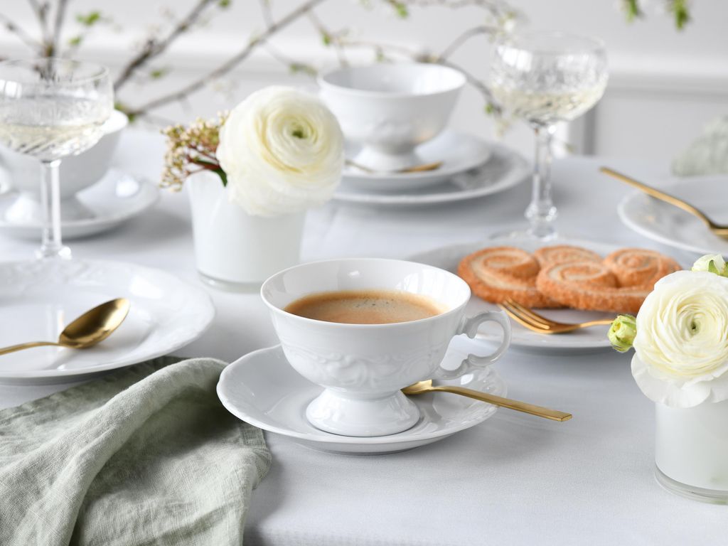 CreaTable, 24622, Frederike Weiss, Kaffeeservice 18-tlg