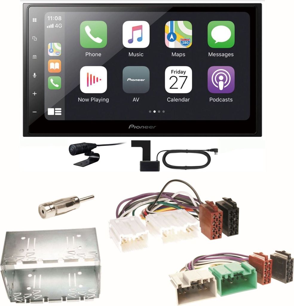 Pioneer SPH-DA250DAB USB Digitalradio Bluetooth Einbauset für Volvo S40 V40 850