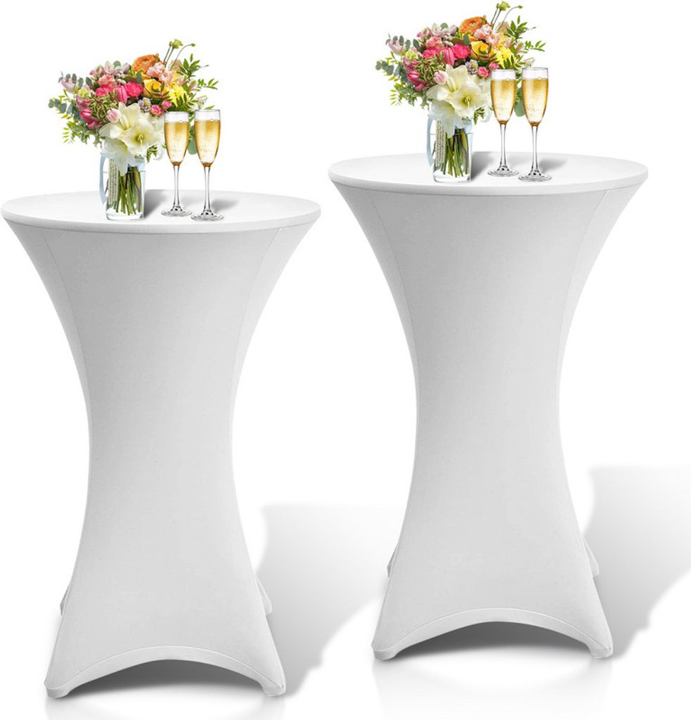 Jopassy 4x Stehtischhusse Stretch Stehtisch Hussen Ø 70 cm Produktbild 