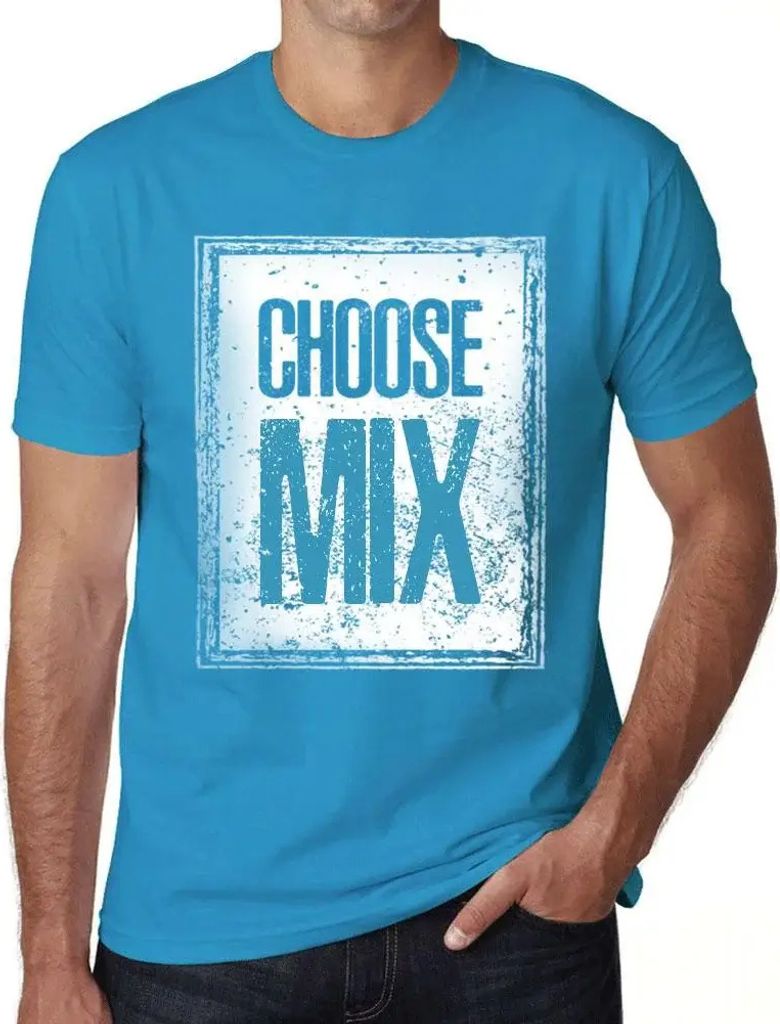 Herren Grafik T-Shirt Mix wählen – Choose Mix – Öko-Verantwortlich Vintage Jahrgang Kurzarm Lustige Druck Geburtstag Geschenk Mann