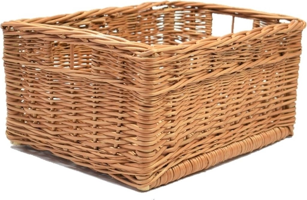 Aufbewahrungsbox aus Weide natur 50 cm Produktbild 