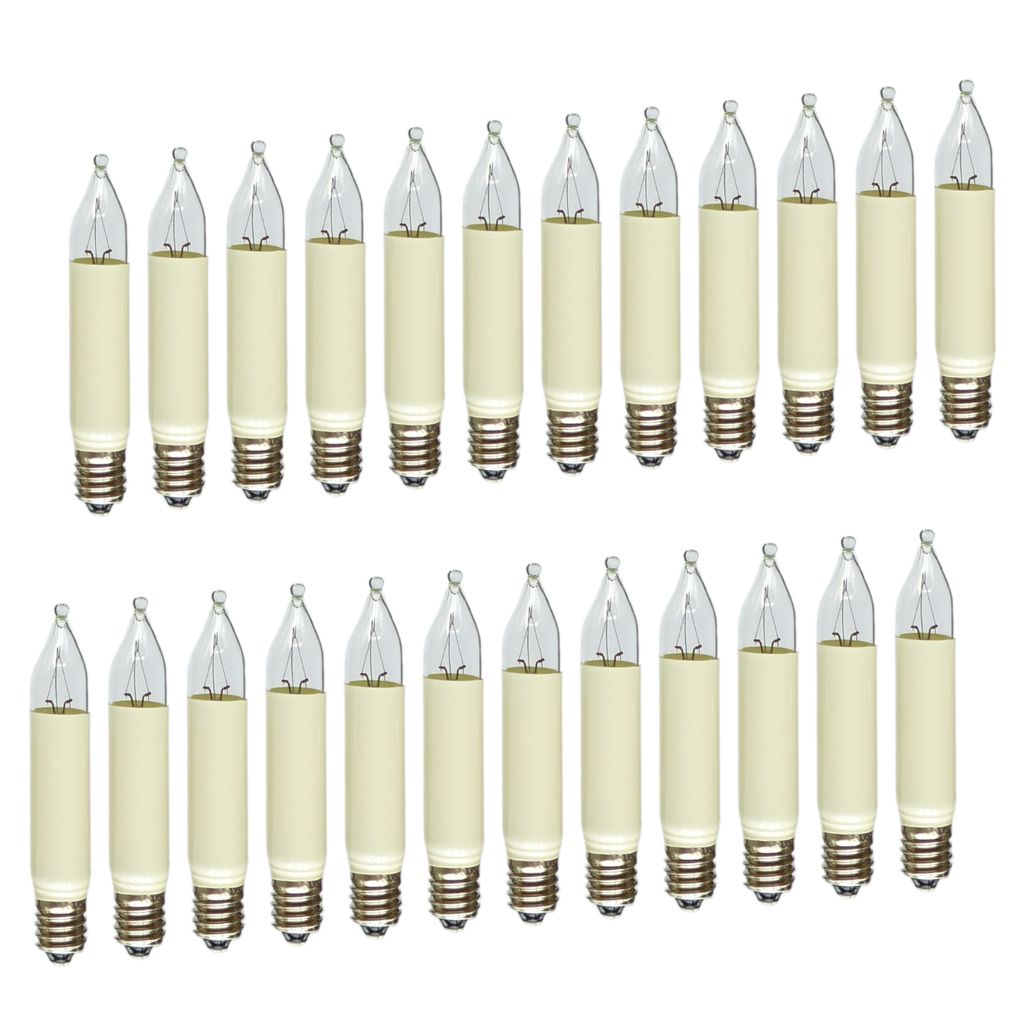 A product shot of multiple light bulbs arranged in two rows against a white background.