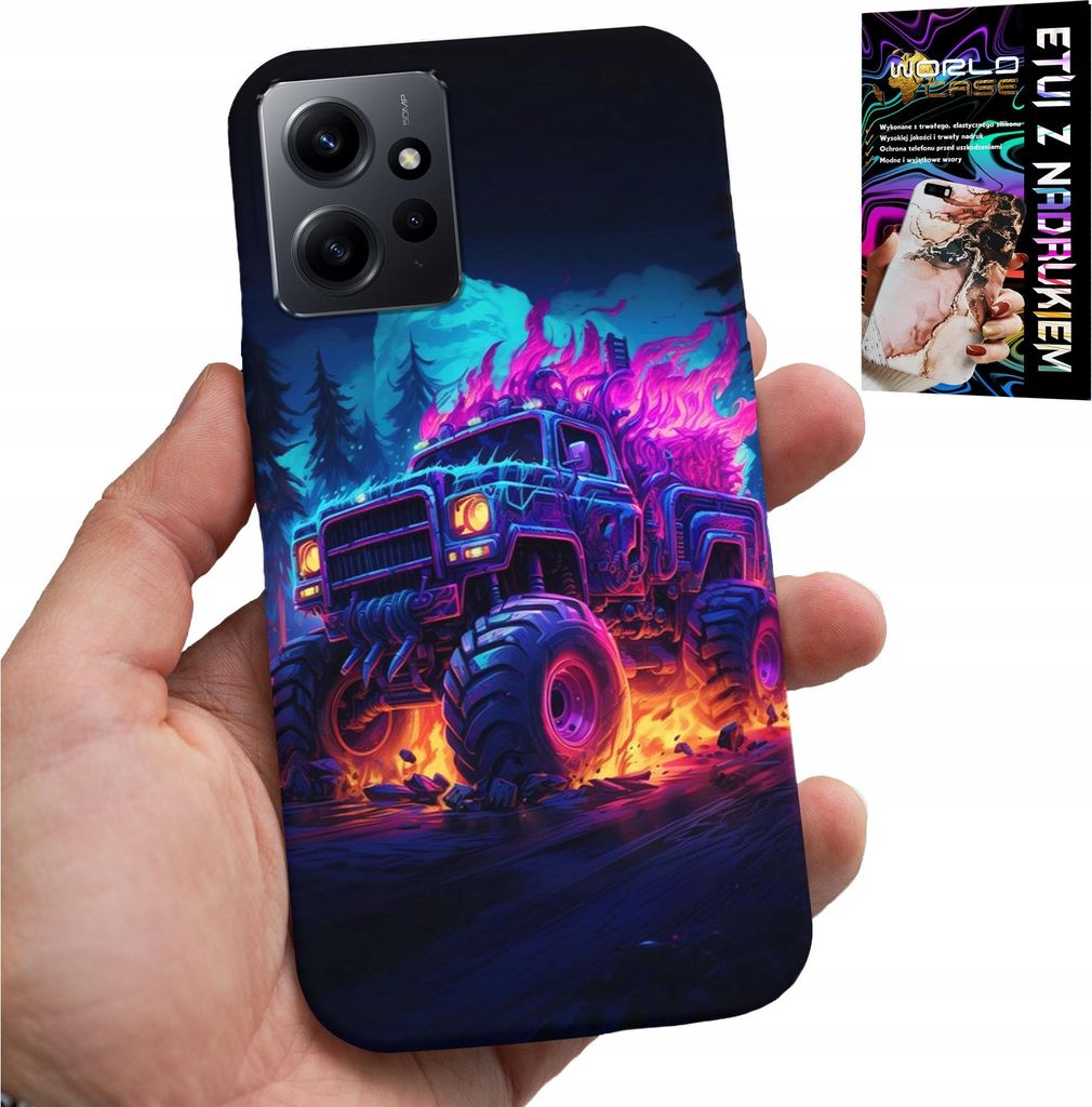Fall Für Xiaomi Note 12 4G - Monstertruck Mega Truck Designs Fall