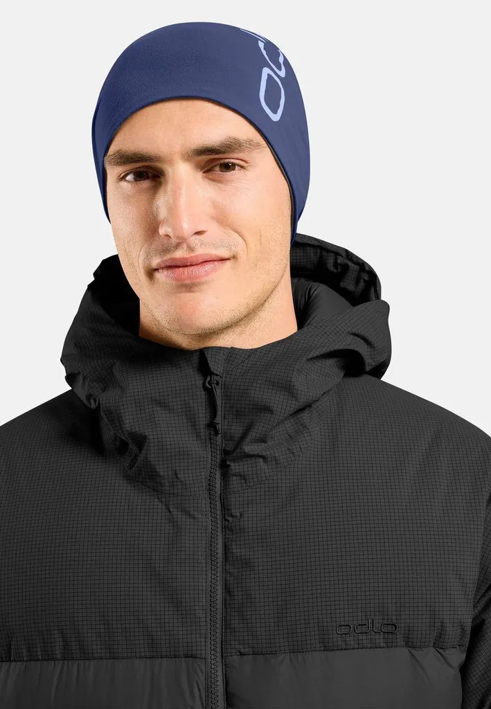 Bonnet Réversible Odlo 21805 Skipper Blue en Maille Technique Taille Unique - 10