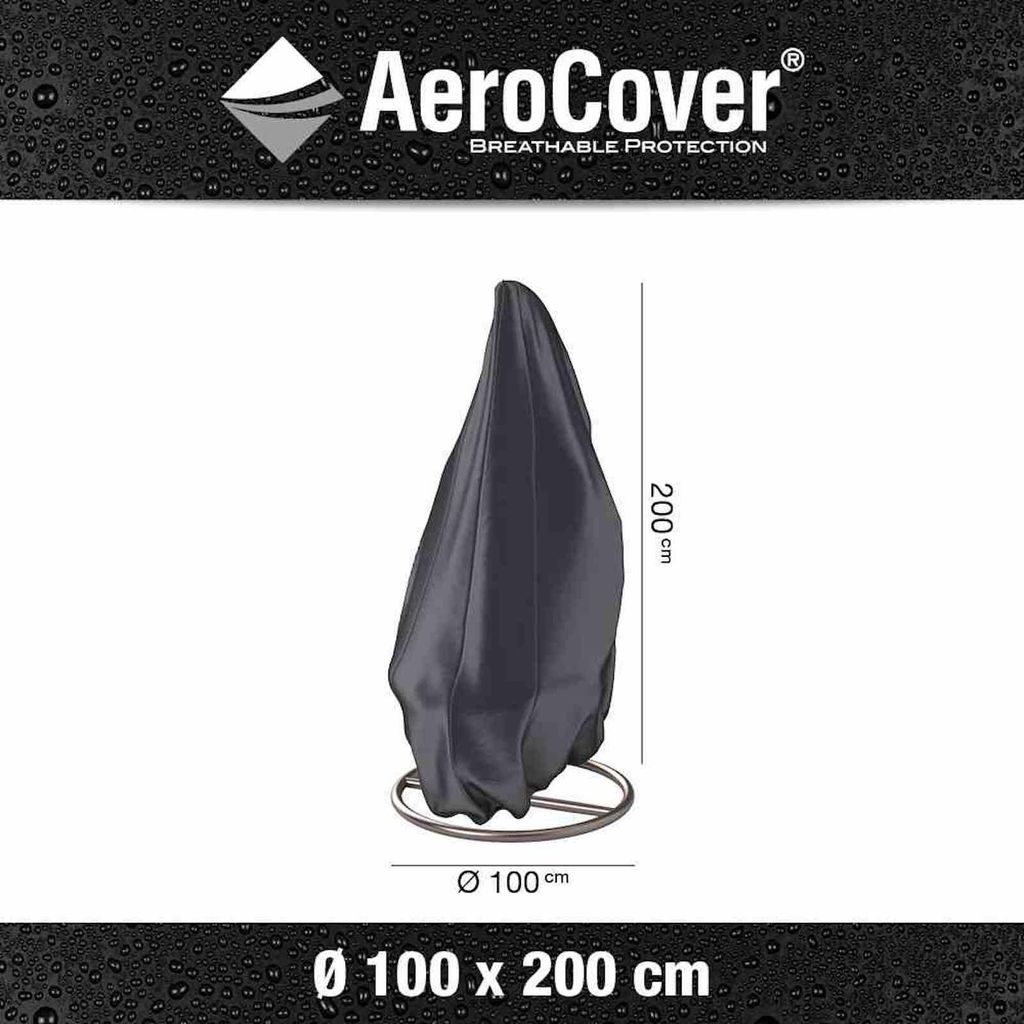 AeroCover 796-9 HängekorbhülleØ100x200, anthrazit Produktbild 