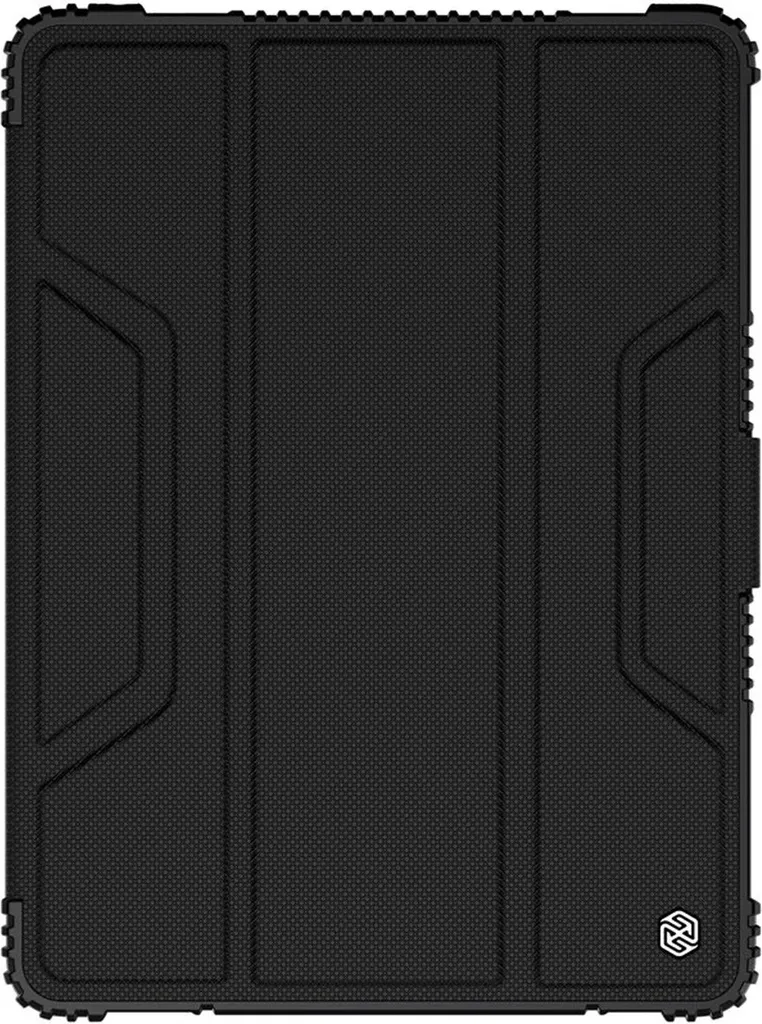 Protection iPad 10.2 pour travail nomade Nillkin Bumper Pro noir robuste