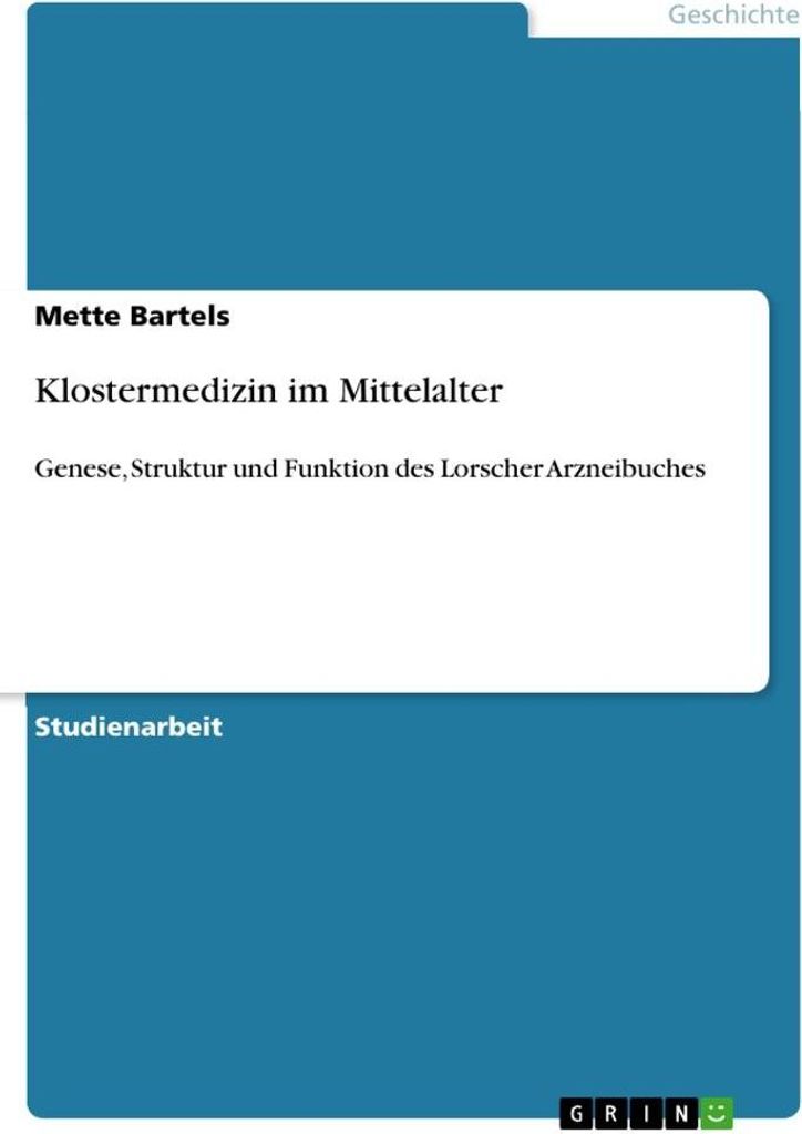 Klostermedizin im Mittelalter