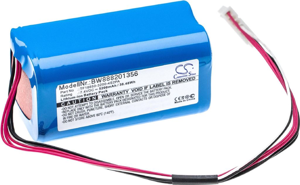 vhbw Akku kompatibel mit Marshall Kilburn II V2, II Lautsprecher Boxen Speaker (5200 mAh, 7,4 V, Li-Ion)