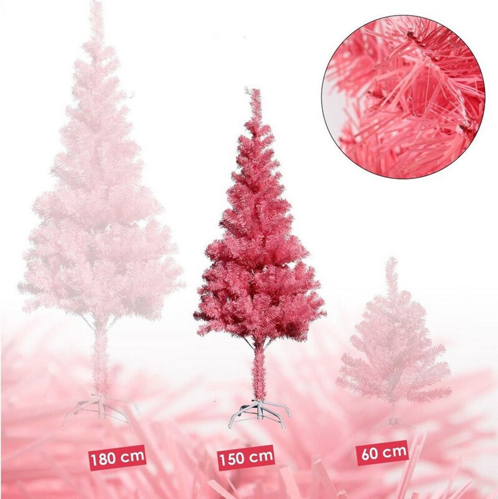 Künstlicher Weihnachtsbaum pink inkl. Ständer Tannenbaum Produktbild 1