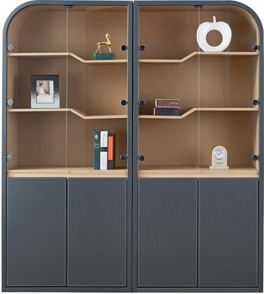 Aktenschrank Regal Praxis Kanzlei Schrank Vitrine - Luxus Möbel Büro Einrichtung