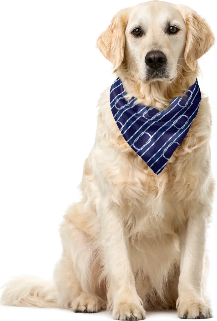 Bandana Cani ABAKUHAUS Blu Navy 55x55cm Poliestere Alta Qualità