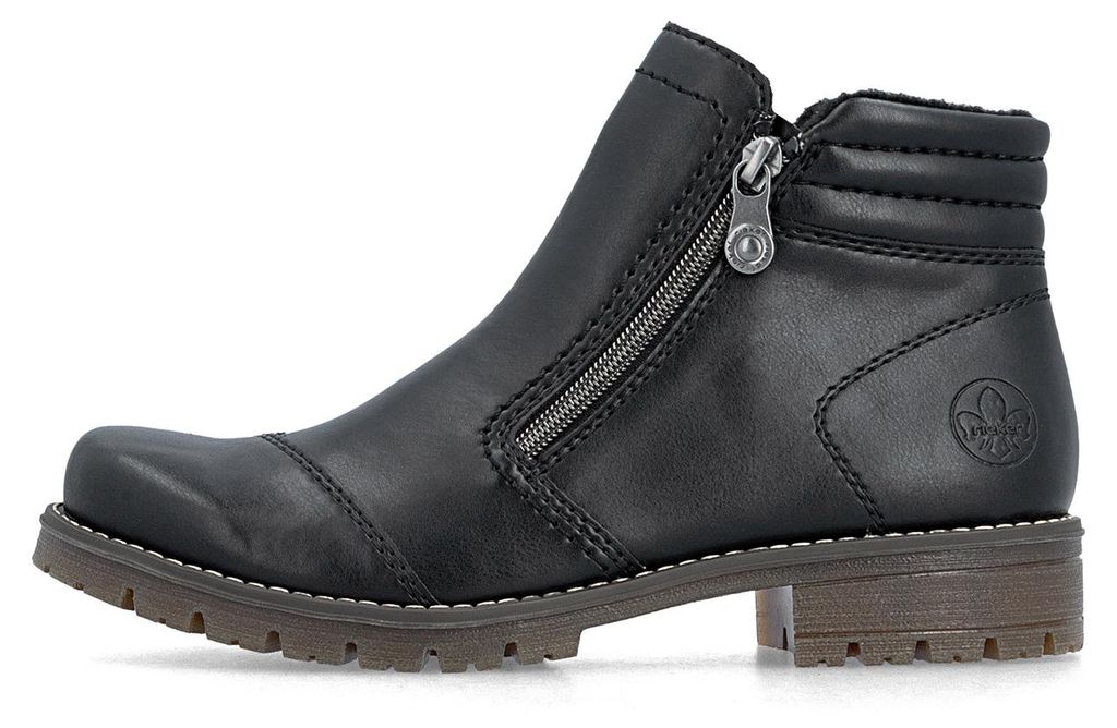 Rieker Kurzstiefel Stiefelette Slipper Damen schwarz 43 Produktbild 