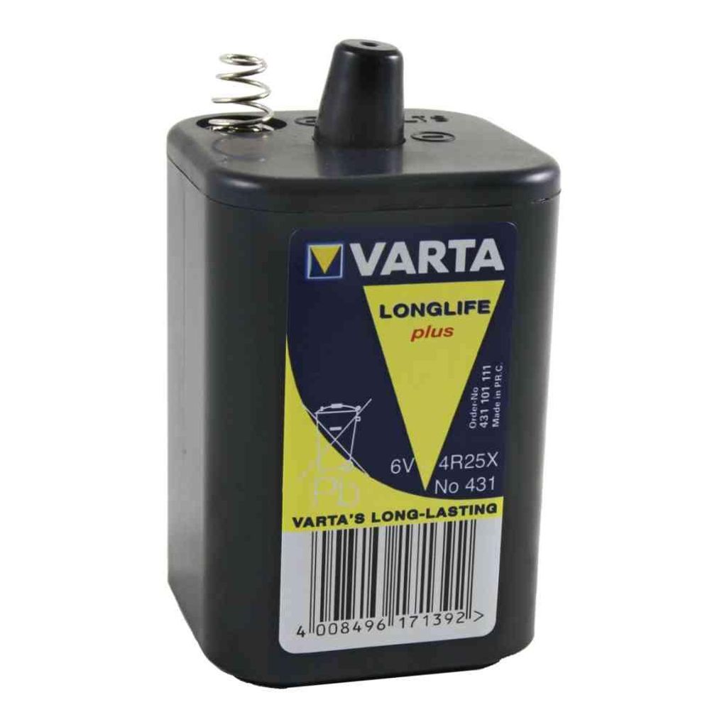431 Block Batterie, 6V, 4R25, Zink-Kohle, 8500mAh, Produktbild 
