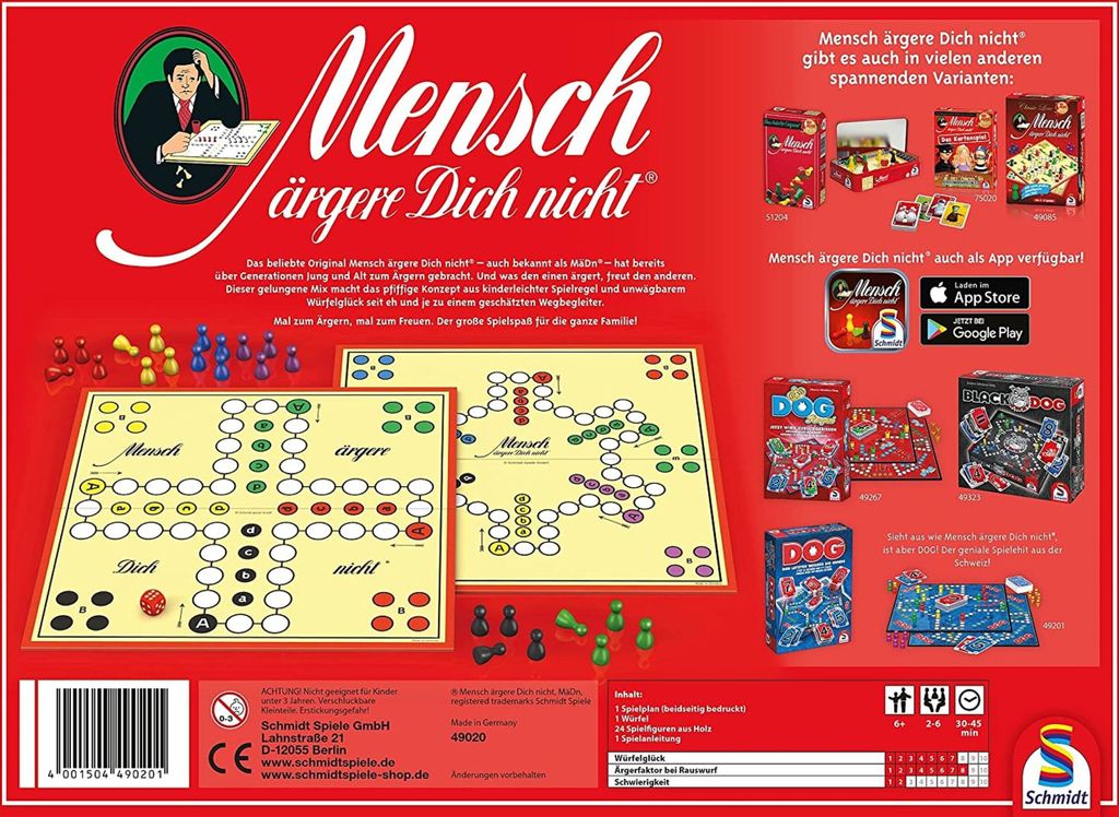 Mensch ärgere dich nicht. Il classico Immagine del prodotto 