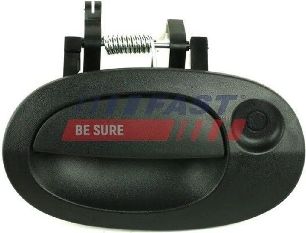 Poignée de porte pour Kangoo KC Robuste - FAST FT94501 OE 8200153666 Noir