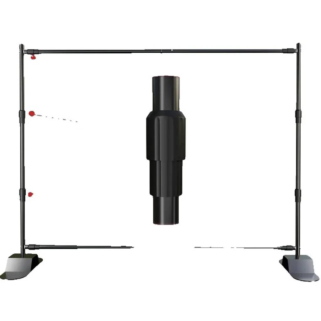 Support de fond de studio photo réglable et portable avec son sac noir