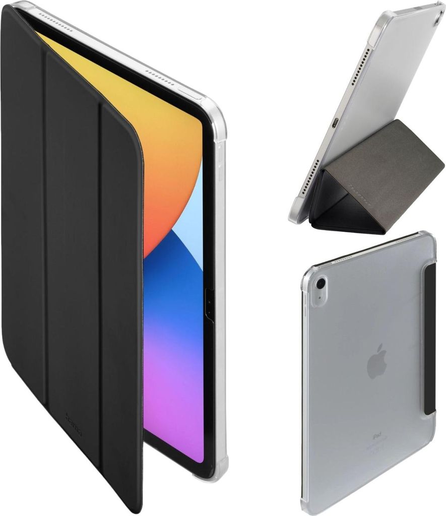 Transparante, zwarte tablethoes voor Apple iPad A16 11 Productafbeelding 