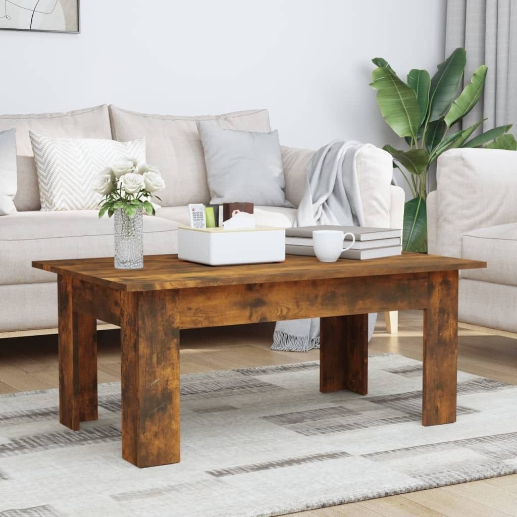 Maison Exclusive - Couchtisch Räuchereiche 100x60x42 cm Holzwerkstoff