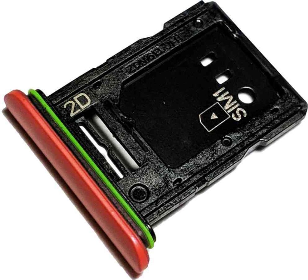 Simkartenhalter und micro-SD Speicherkartenfach für Sony Xperia 10 III (XQ-BT52), Original Ersatzteil, Rosa