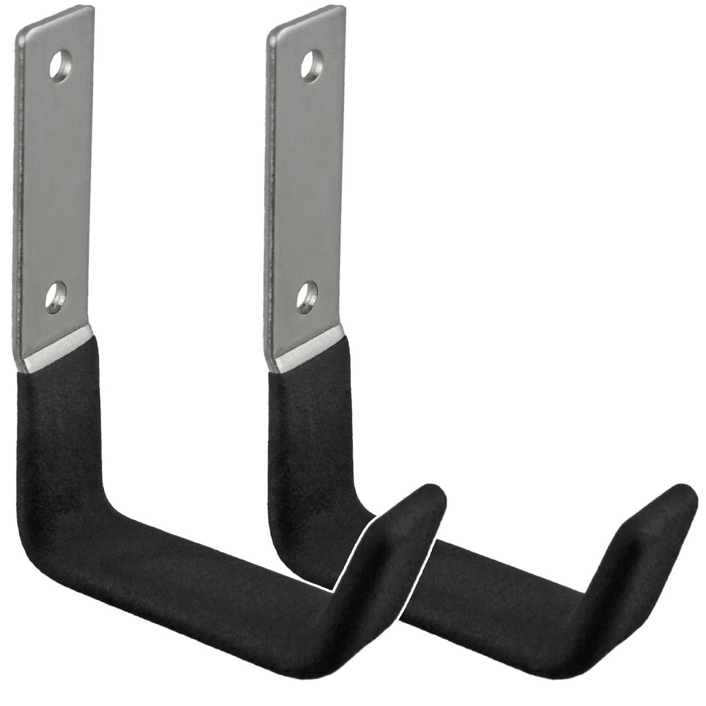 2x Wandhalterung Maclean für Reifen Räder Leiter Fahrrad Stahl, max. Belastung 15kg MC-435