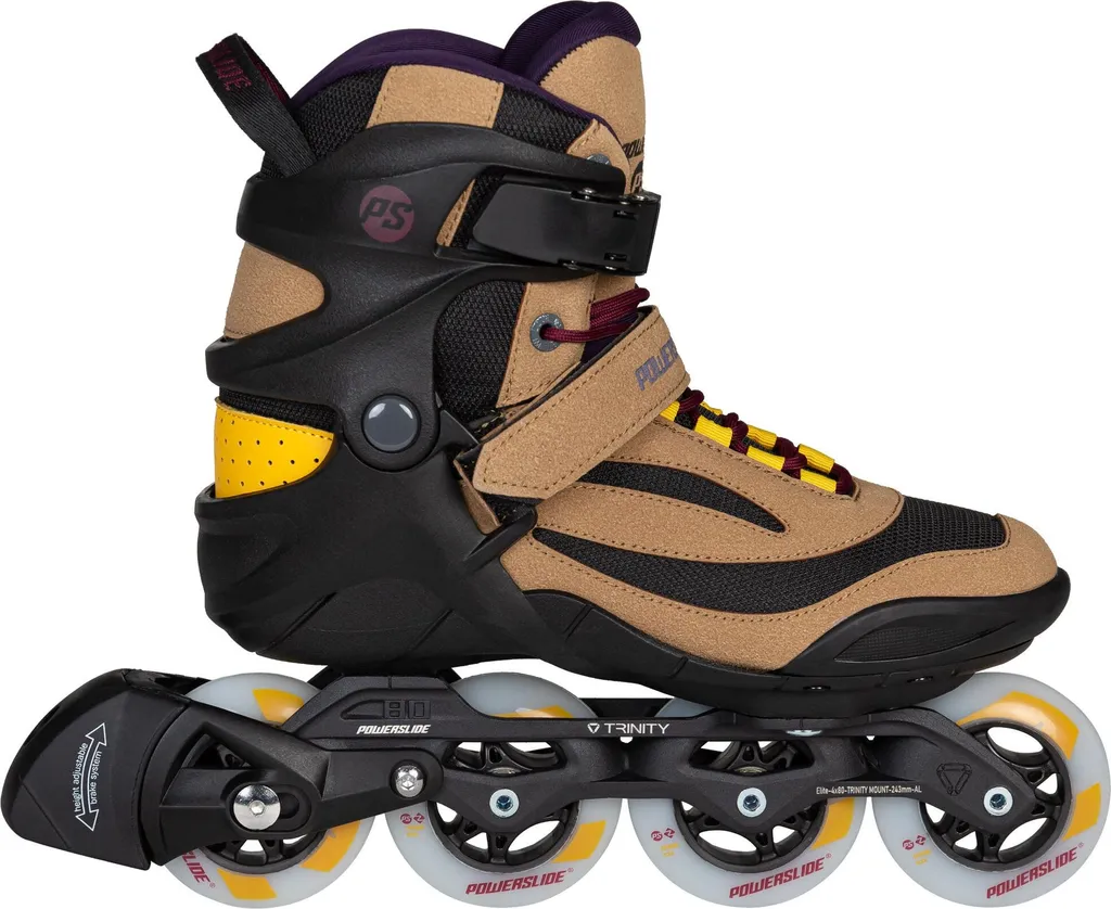 Roller Powerslide Phuzion Radon Umber 80 avec Platine Trinity et ABEC 7