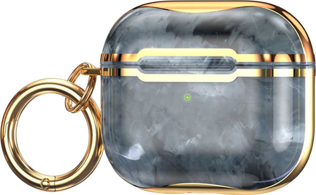 Earphone Schutzhülle Elektroplieren von Stoßdämpfer Anti-Fall-Verschleiß-resistentem schmutzresistenten Marmortextur Bluetooth-kompatible Ohrh...