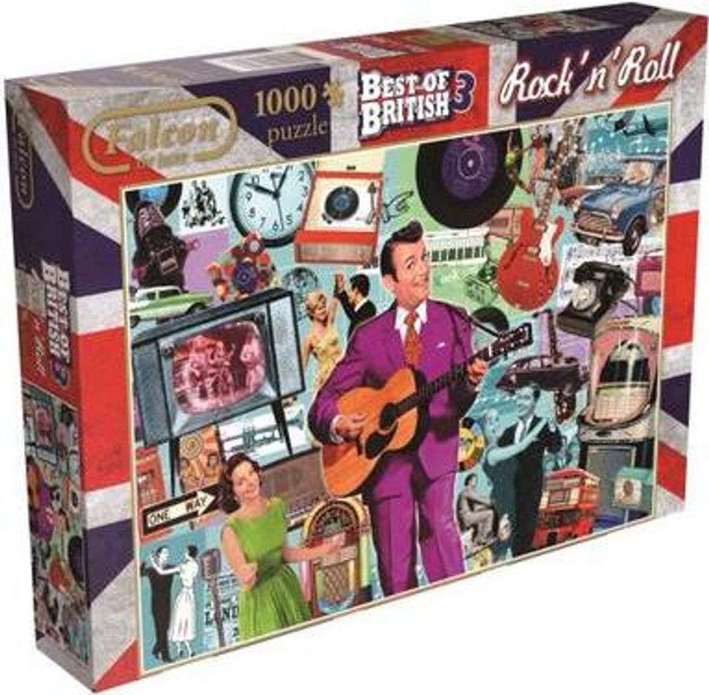 Jumbo 11031 - Falcon - Best of British 3, 1000 Teile Puzzle