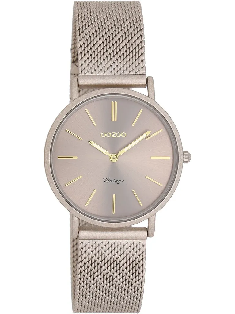 Montre Oozoo Femme Vintage Marron UOC20338 : Style et Confort sans Compromis