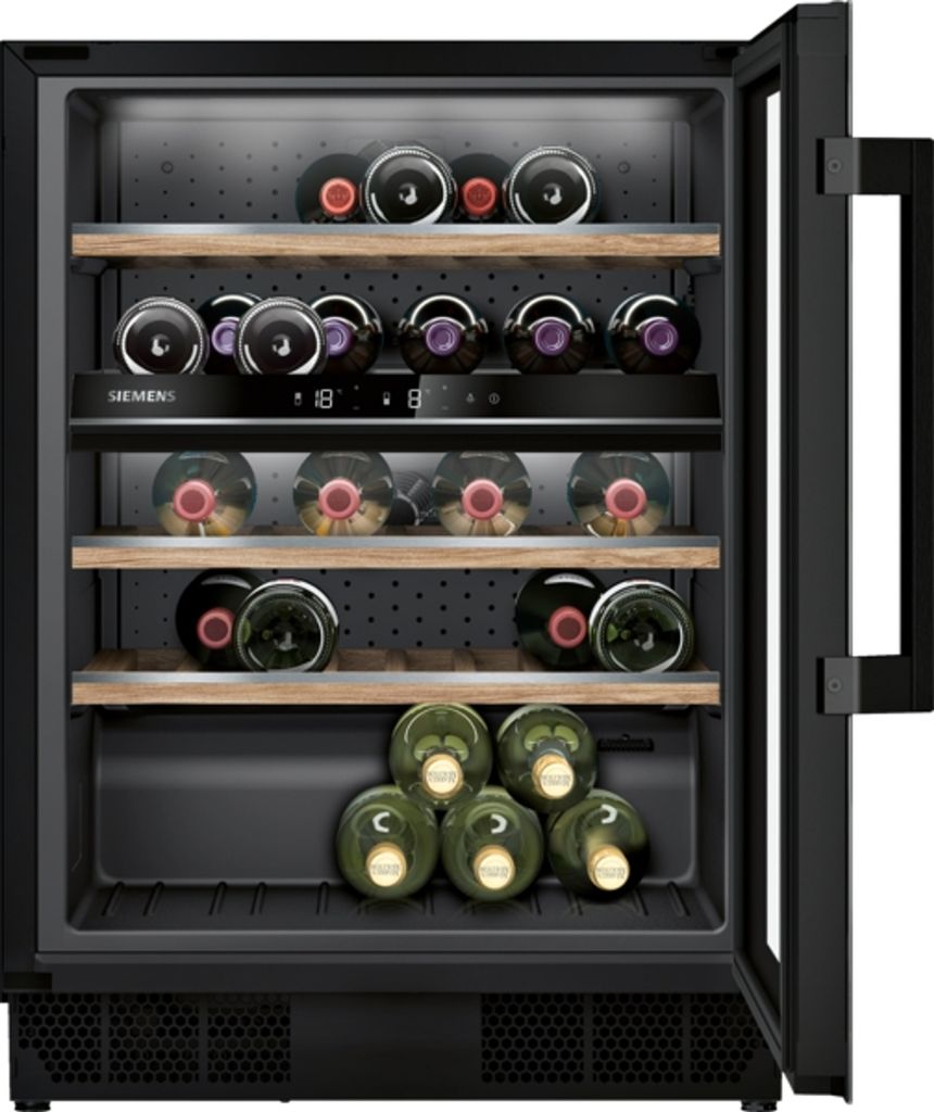 Siemens Weinkühlschrank mit Glastür 82 x 60 cm KU21WAHG0 Produktbild