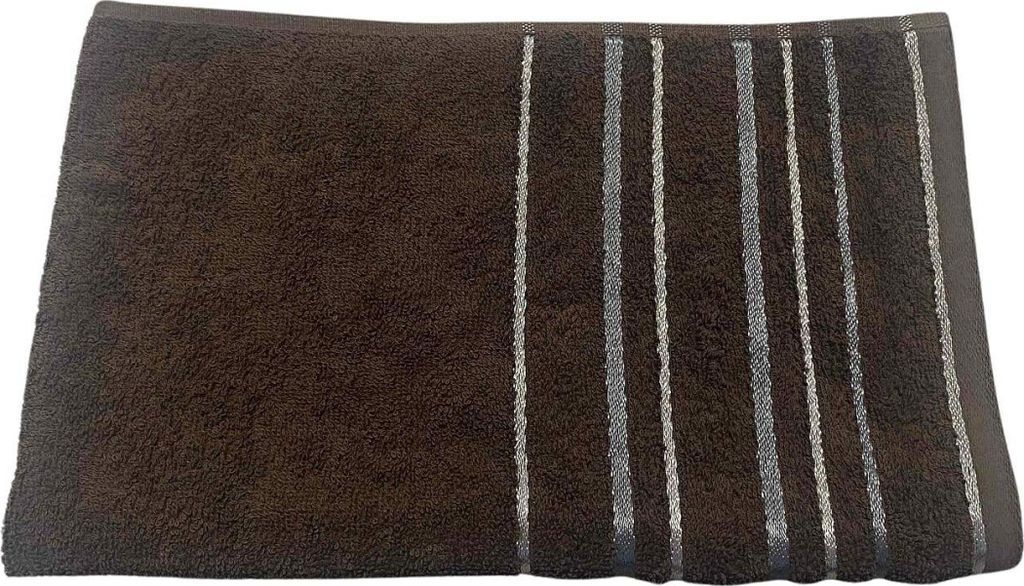 Handtuch Zara 40x60 cm dunkelbraun