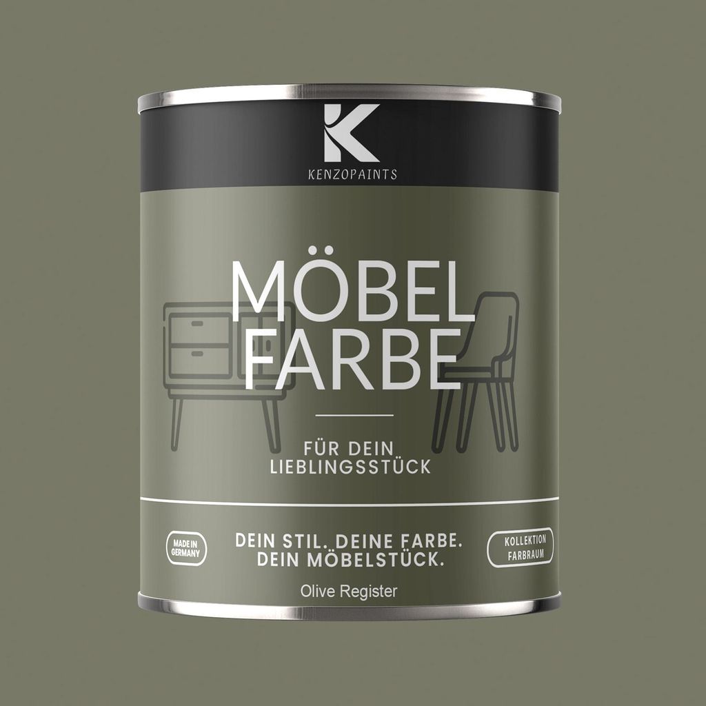 Kenzopaints 750ml Möbelfarbe Möbellack Buntlack Farbraum - Produktbild 
