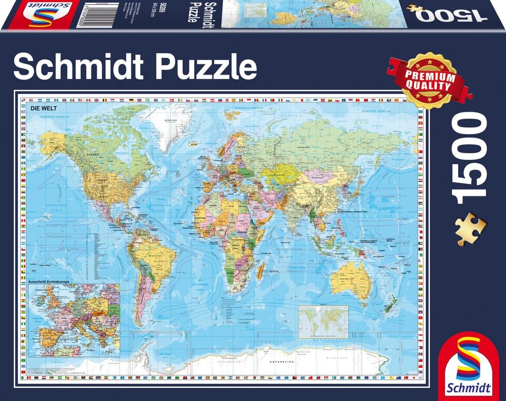 Schmidt Spiele 58289, 1500 kusov, Mapy Obrázok produktu 
