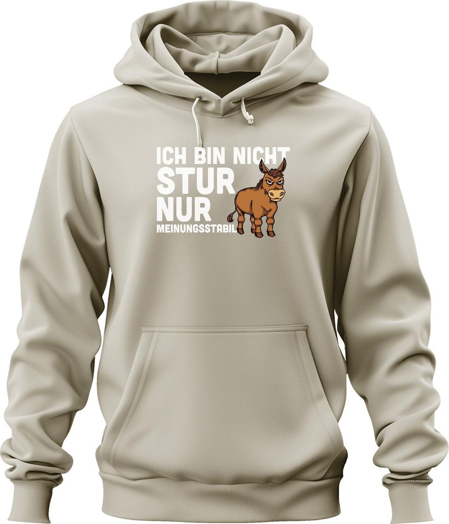 Nicht stur nur meinungsstabil lustiger esel spruch humor Produktbild 