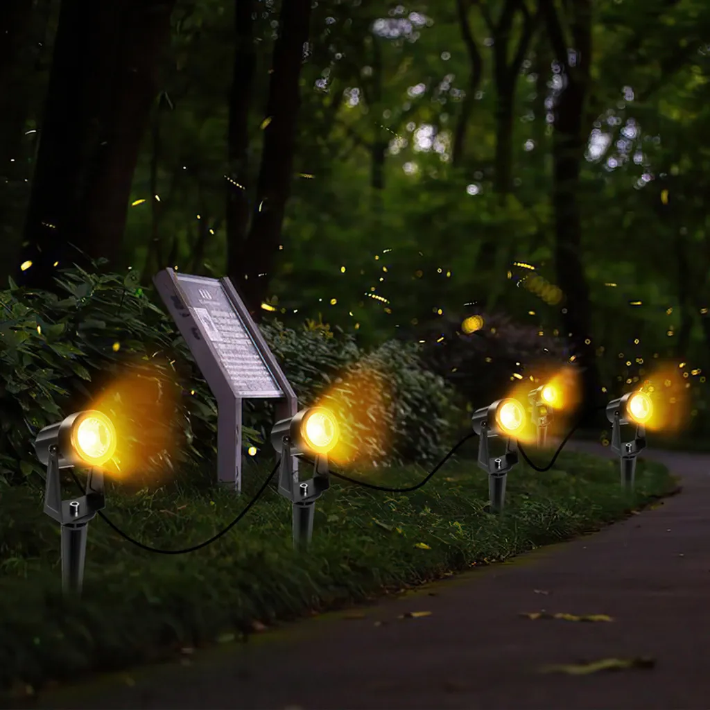 Éclairage de Jardin LED pour Allée et Terrasse Lot de 6 Spots à Piquer