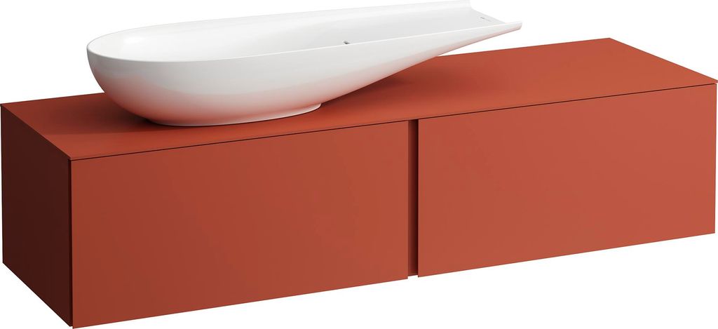 LAUFEN ILBAGNOALESSI Schubladenelement, Ausschnitt links, 160x50x37cm, zu WT-Schale H81897 4, H4303420972691