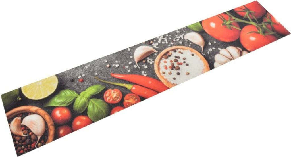 "im Angebot" Küchenteppich Waschbar Gemüse 60x300 cm Samt - Autofußmatten CC292
