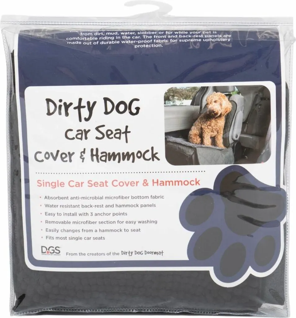 Dog Gone Smart Coprisedile Protettivo 112x89 cm Nero - Alta Assorbenza