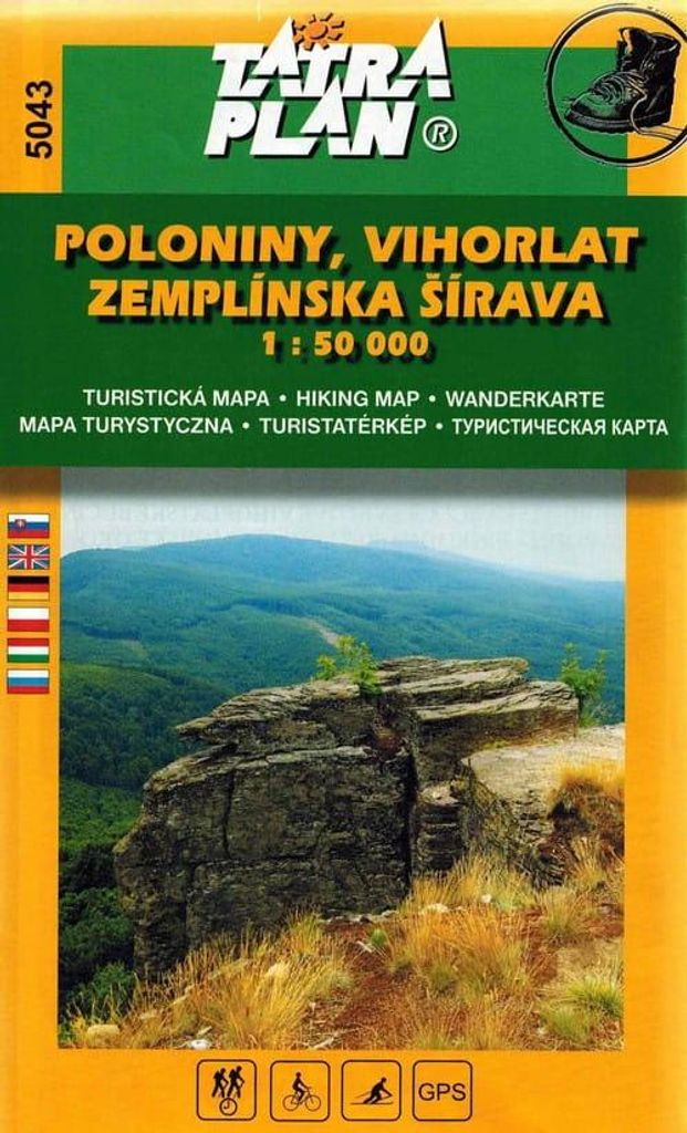 Poloniny & Vihorlat Wanderkarte 1:50.000 GPS-fähig