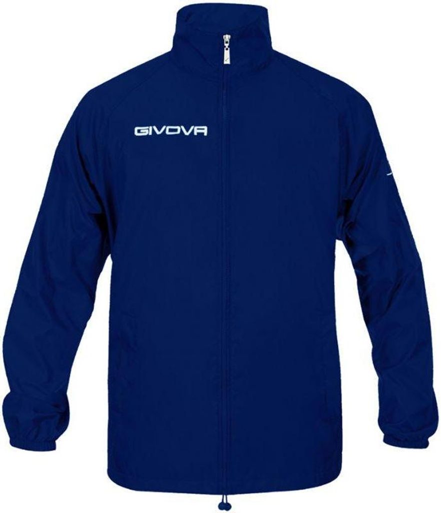 Givova - "Basico" Jacke, wasserfest für Herren MR78187 (S) (Marineblau)