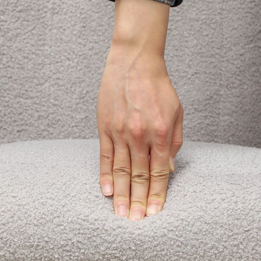 HOMCOM Sedia a Dondolo Teddy: Test Comfort e Solidità Grigio - 9